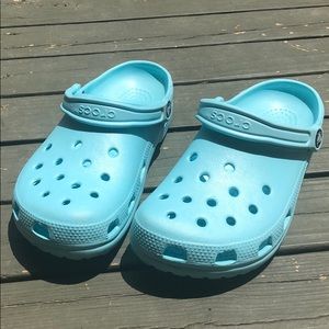 Blue Crocs Size 10 Women’s and 8 Men’s